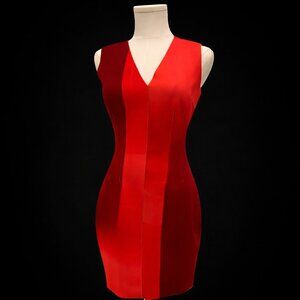 Elie Tahari Bodycon Office Siren Scuba Pencil Stretch Ombré Graphic Sheath Dress